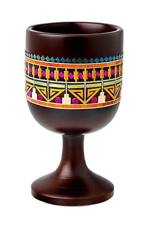 Copa Judaica - Pharonic Dark Wood Elijah Cup - ModernTribe