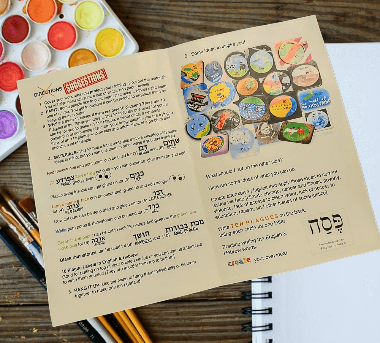 Eclectic Judaica - 10 Plagues Art Kit - ModernTribe