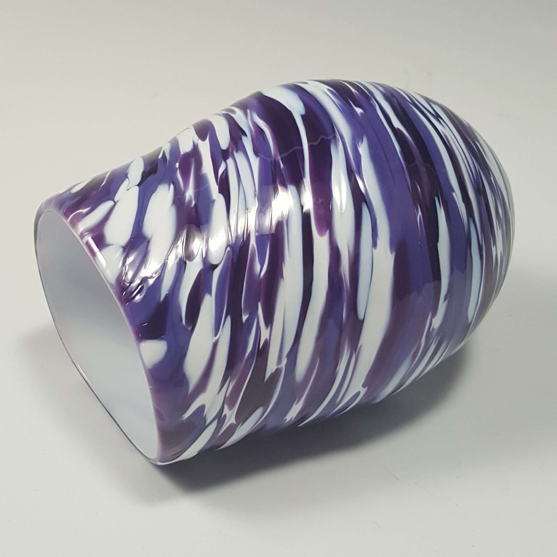 Rosetree Glass Studio Smash Glasses Purple/White Wedding Smash Glass Beans by Rosetree Glass Studio - Choice of Color