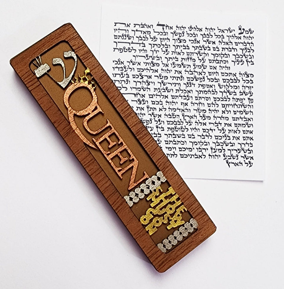 Glenn Grubard Designs - Queen Mezuzah Case by Glenn Grubard - (Black or Bronze) - ModernTribe