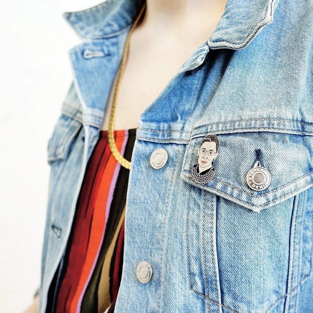 FCTRY - Ruth Bader Ginsburg RBG Enamel Pin - ModernTribe