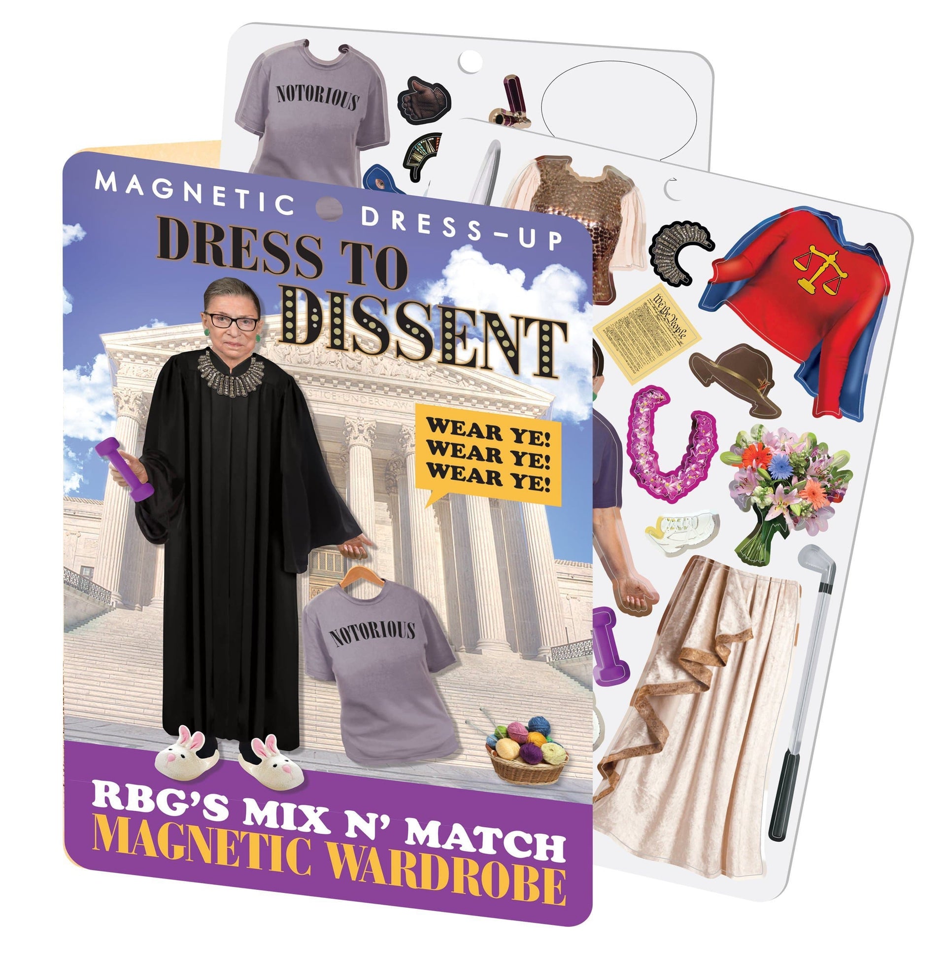 Unemployed Philosopher's Guild Toy Ruth Bader Ginsburg Dress to Dissent