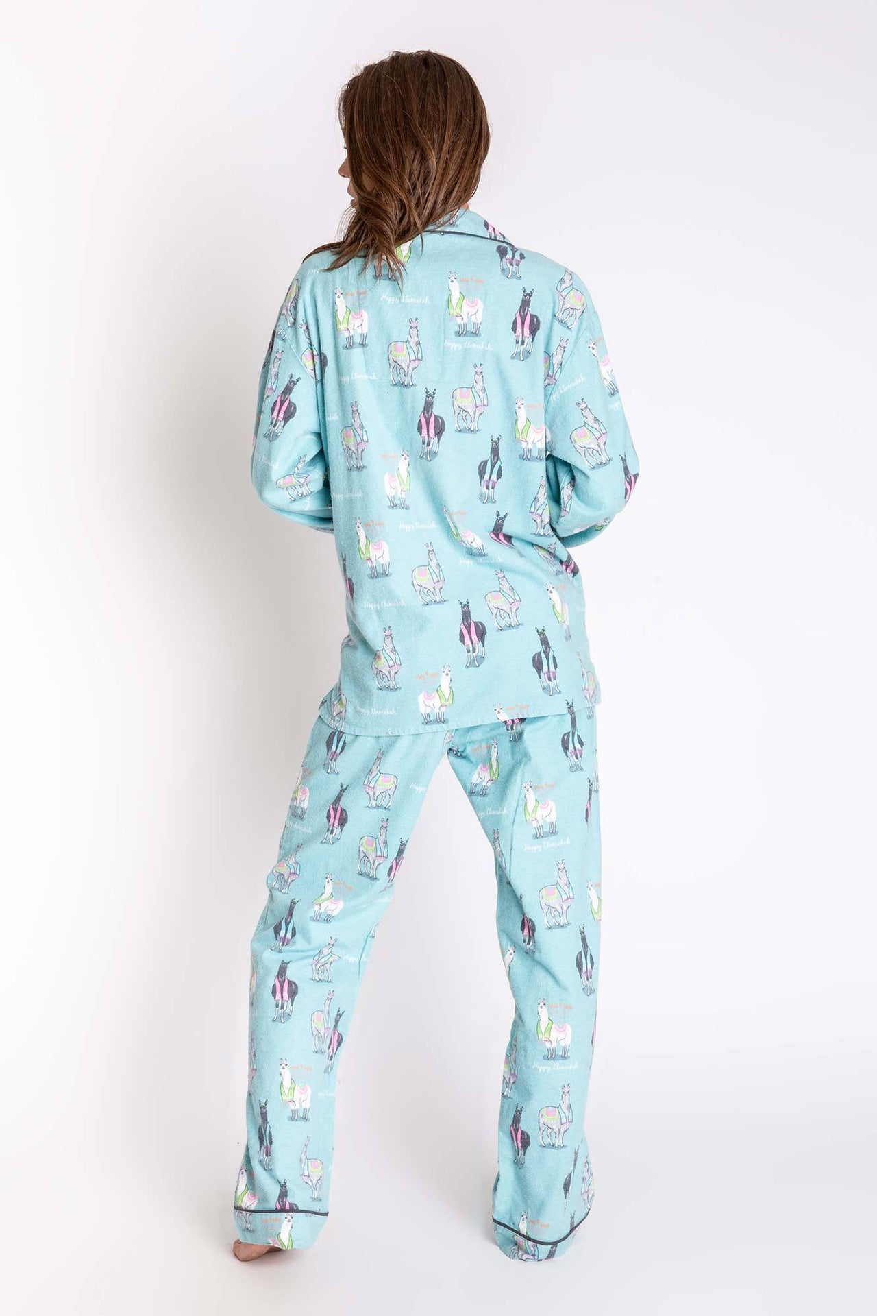 PJ Salvage - Happy Llamakah Pajamas Set by P.J. Salvage - Women - ModernTribe