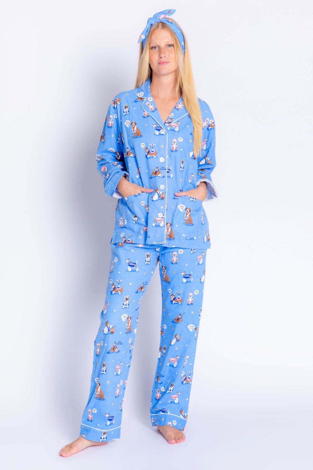 PJ Salvage - Happy Pawnukkah Hanukkah Pajamas Set by P.J. Salvage - Women - ModernTribe
