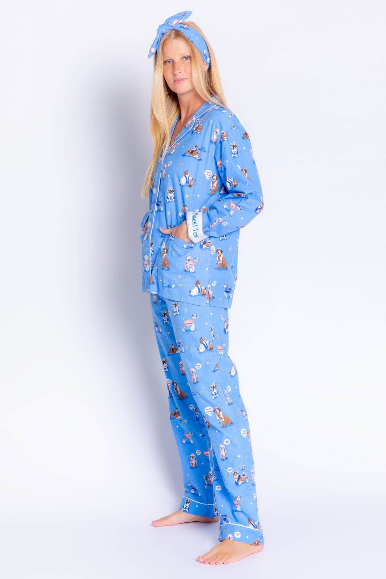 PJ Salvage - Happy Pawnukkah Hanukkah Pajamas Set by P.J. Salvage - Women - ModernTribe