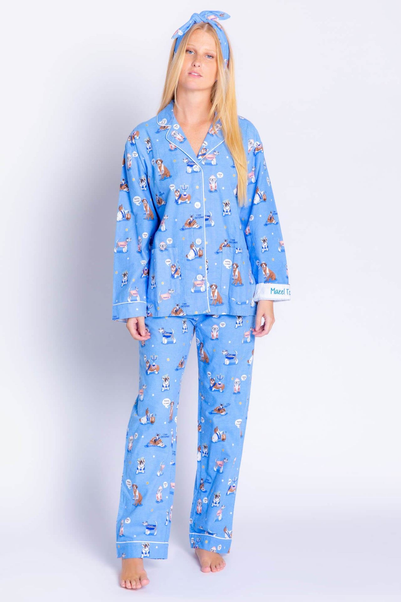 PJ Salvage - Happy Pawnukkah Hanukkah Pajamas Set by P.J. Salvage - Women - ModernTribe