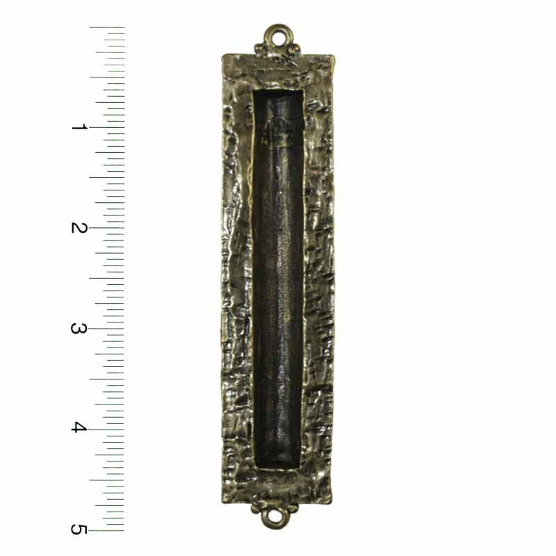 Michal Golan - Michal Golan Handmade Black and Bright Crystal Mezuzah - ModernTribe