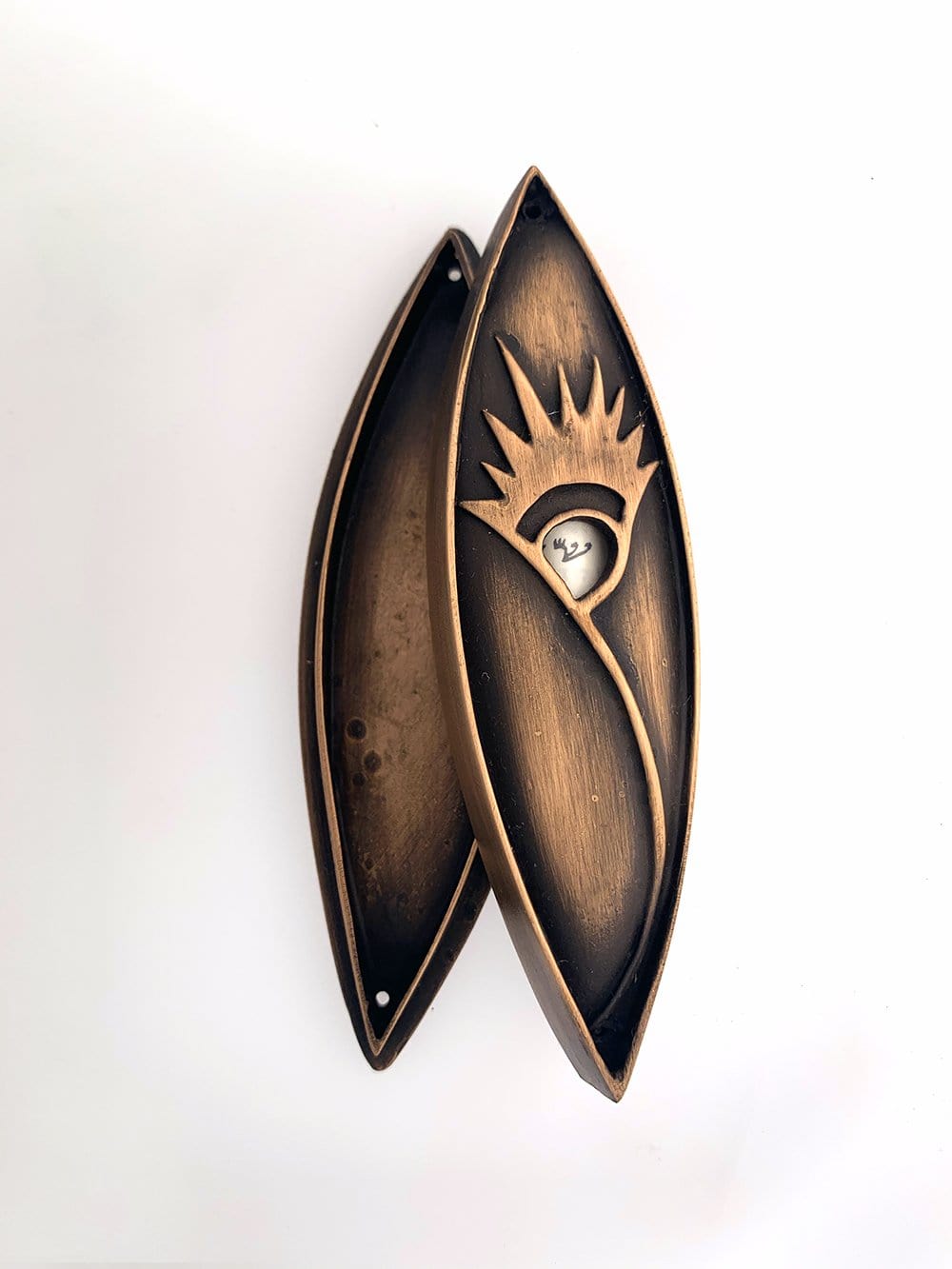 Aimee Golant - Receiving Light Mezuzah - Bronze Plated Pewter - ModernTribe