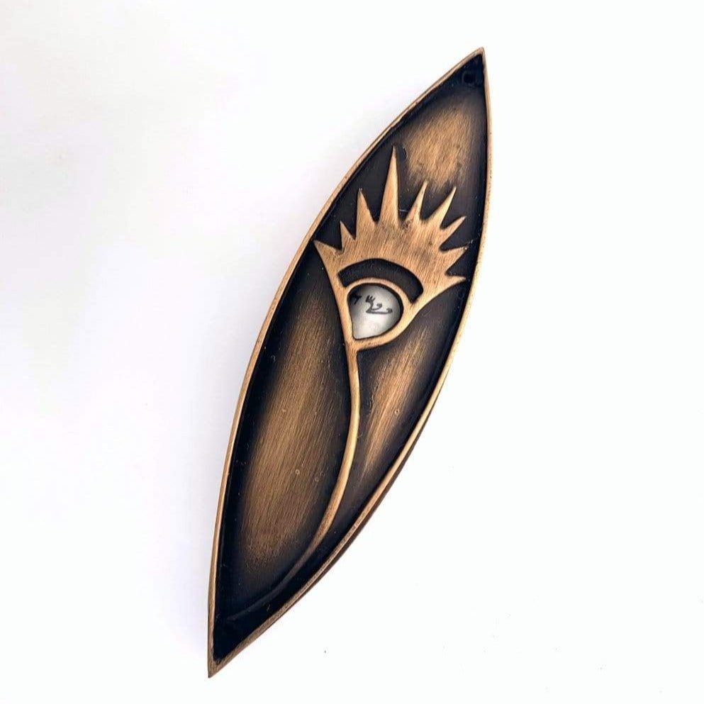 Aimee Golant - Receiving Light Mezuzah - Bronze Plated Pewter - ModernTribe