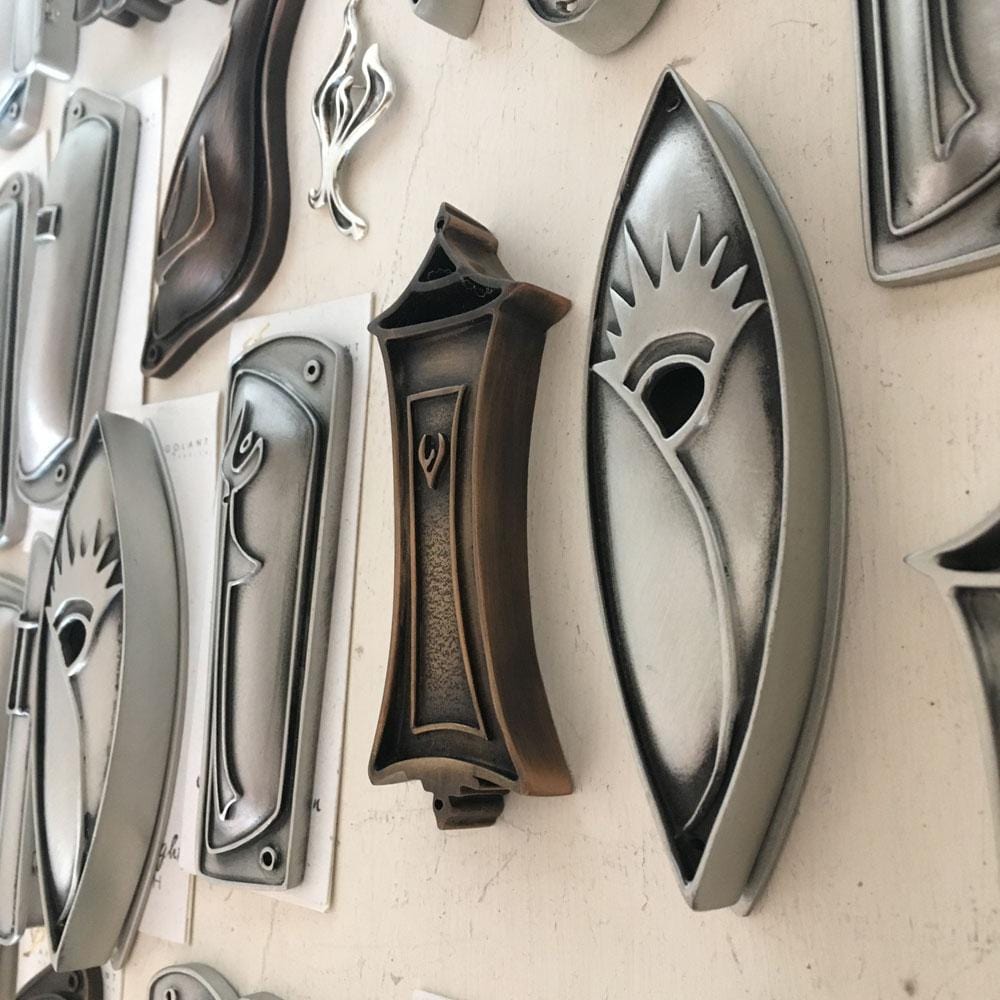 Aimee Golant - Receiving Light Mezuzah - Pewter - ModernTribe