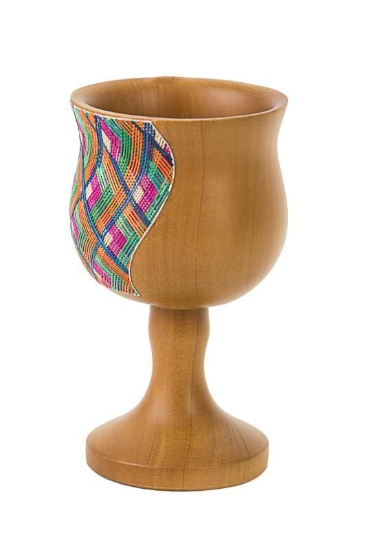 Copa Judaica - Reed Sea Light Wood Kiddush Cup - ModernTribe