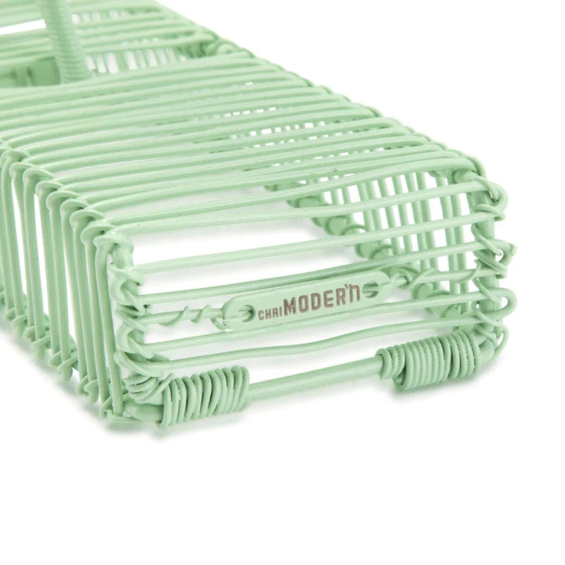 Chai Modern - Handcrafted African Round Arm Menorah - Green - ModernTribe