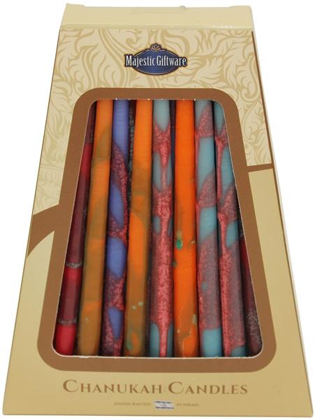 Safed Handcrafted Hanukkah Candles - Desert Sky