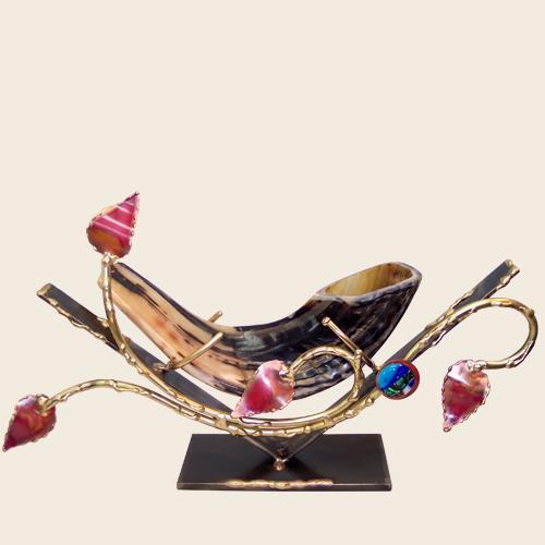 Gary Rosenthal - Copper Leaved Shofar Holder by Gary Rosenthal - ModernTribe
