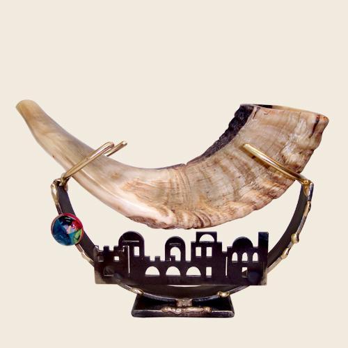 Gary Rosenthal - Jerusalem Shofar Holder by Gary Rosenthal - ModernTribe