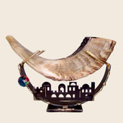 Gary Rosenthal Shofar Brass Jerusalem Shofar Holder by Gary Rosenthal