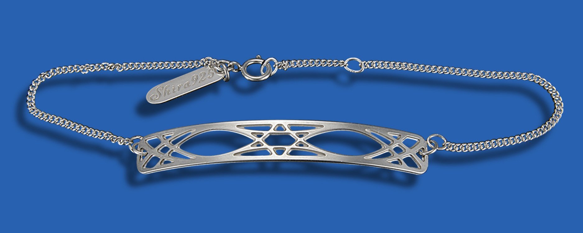 Shira Jewelry Bracelets Silver Horizon Star of David Bracelet