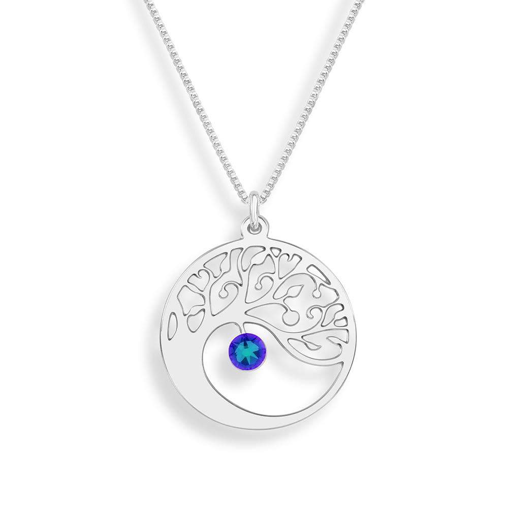 Shira Jewelry - Forbidden Fruit Tree Necklace - Shimmering Turquoise - ModernTribe