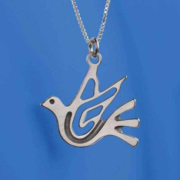 Shira Jewelry - Silver Dove Necklace - ModernTribe
