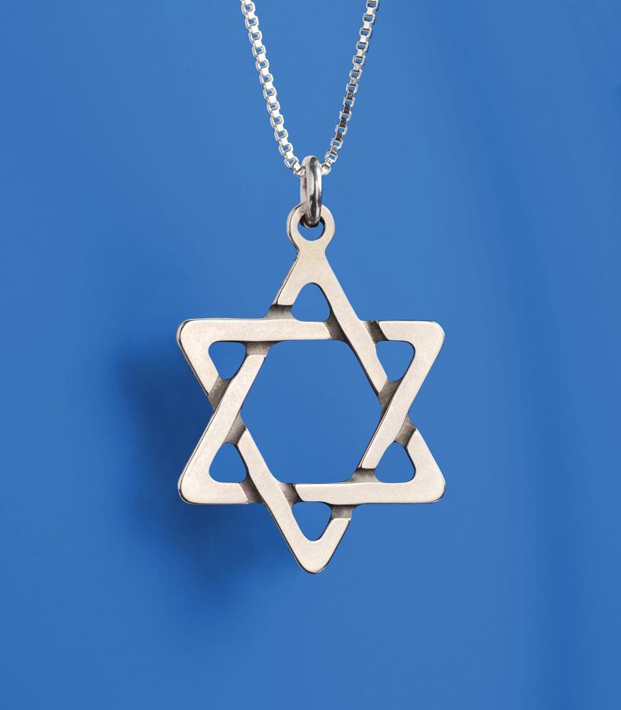 Shira Jewelry - Sterling Silver Braided Star of David Necklace - ModernTribe