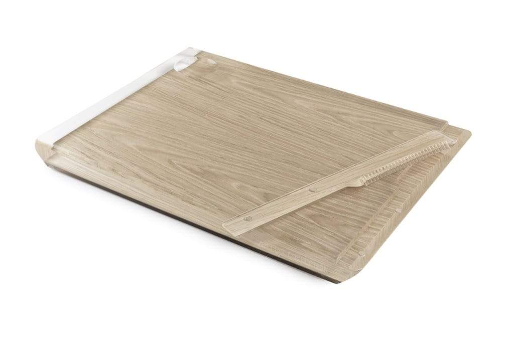 Apeloig Collection Challah Boards Wood Solid Acrylic Challah Board + Knife - (Choice of Colors)