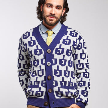 Geltfiend Sweaters Classic Spinmaster Hanukkah Sweater