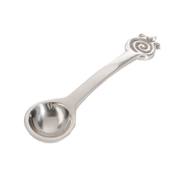 Yair Emanuel Spoons Small Aluminum Pomegranate Spiral Spoon by Yair Emanuel
