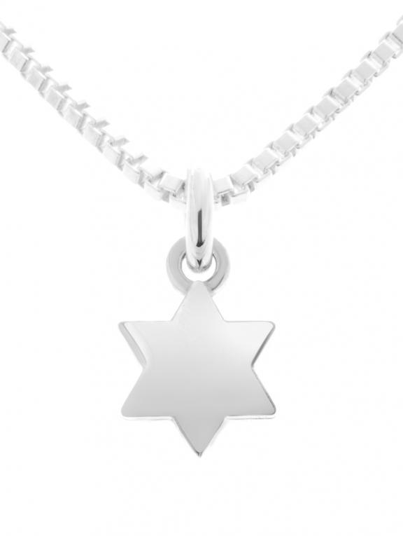 Alef Bet - Sterling Silver Star of David Necklace - ModernTribe