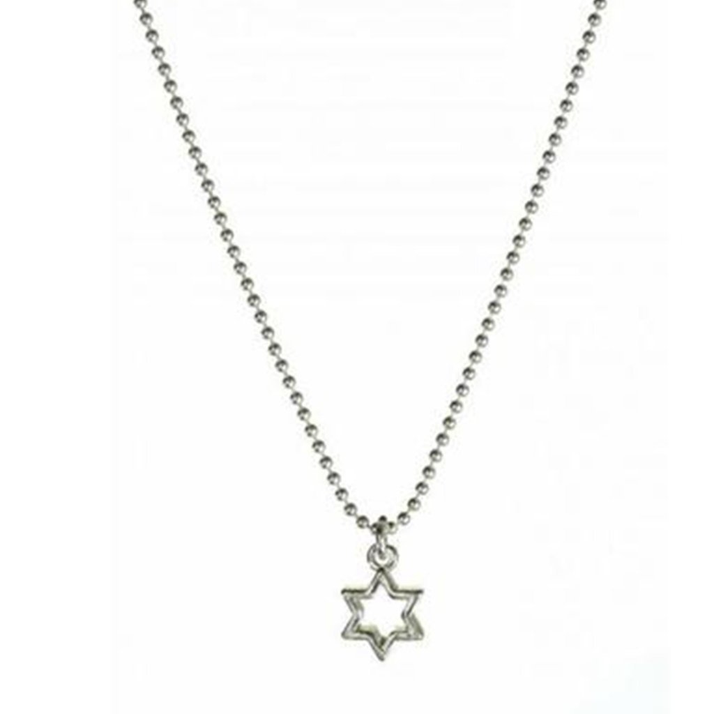 Alef Bet - Star of David Outline Necklace - ModernTribe