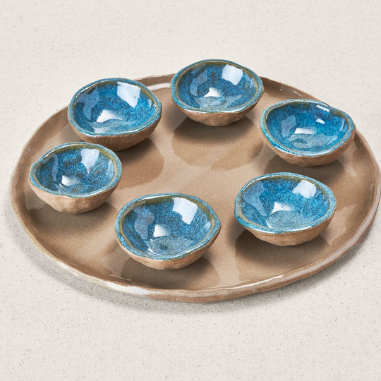 Sarah Sedar Plate - Raw Sand Ocean