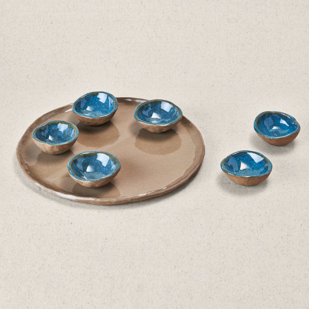 dumæ - Sarah Sedar Plate - Raw Sand Ocean - ModernTribe
