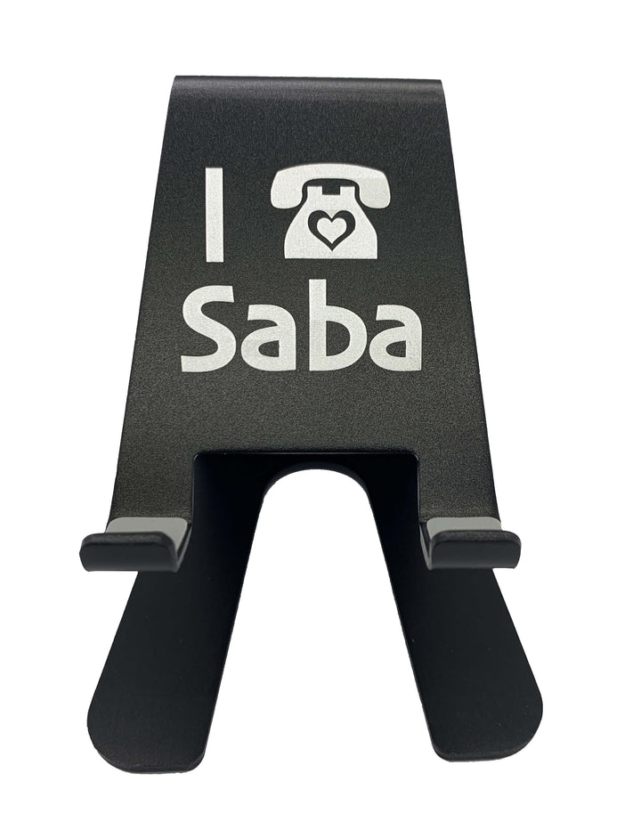 Midrash Manicures Electronic Accessory Grandparent Phone Stand - Bubbe, Saba, Savta or Zayde