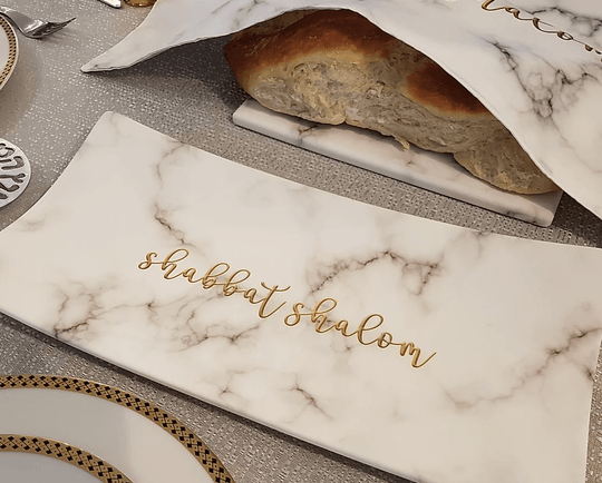 Marble Challah Tray