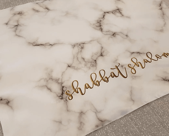 Marble Challah Cover