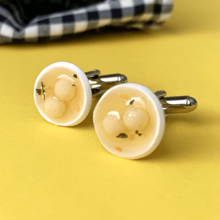 Sweet Stella - Matzo Ball Soup Cufflinks - ModernTribe
