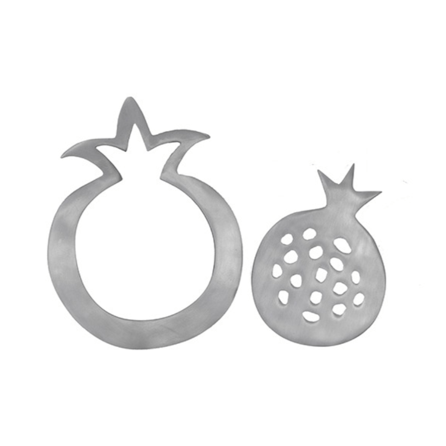 Yair Emanuel - Two Piece Pomegranate Trivet by Yair Emanuel - ModernTribe