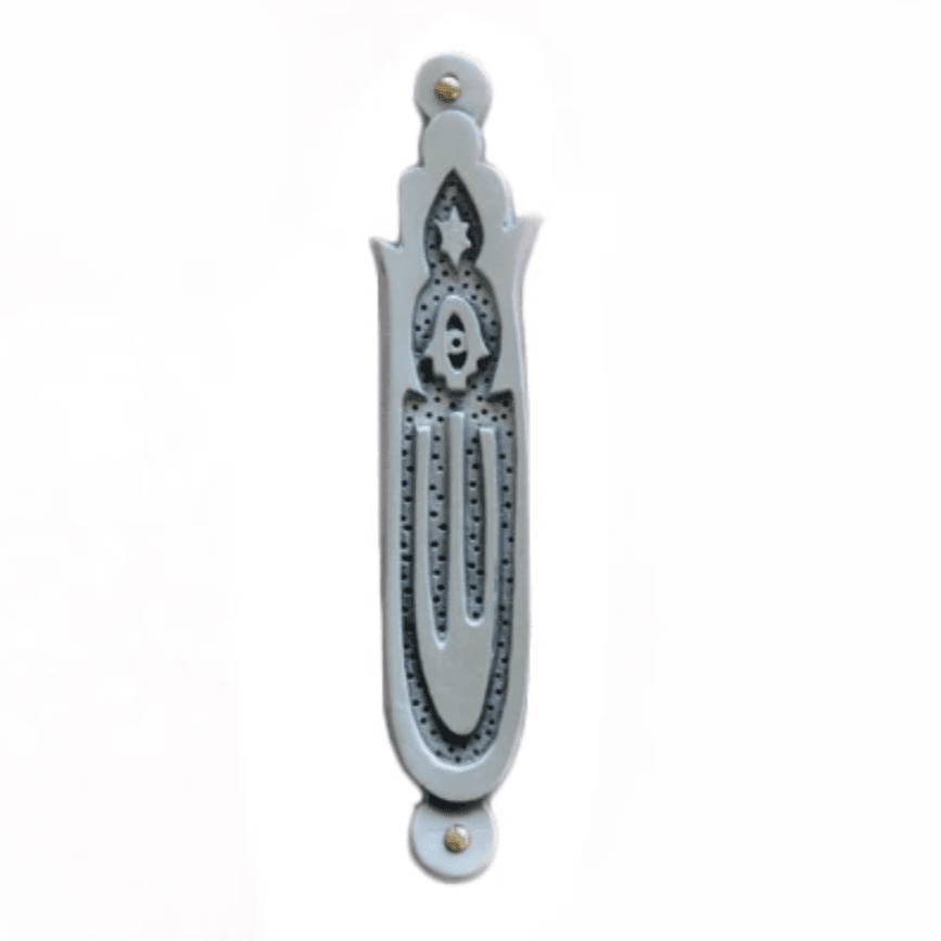 Emily Rosenfeld - Hamsa Mezuzah by Emily Rosenfeld - ModernTribe