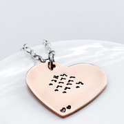 Everything Beautiful Necklaces Copper I Am My Beloved's Heart Necklace - Copper