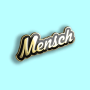 Piece of History Brooches or Lapels Gold Mensch Pin