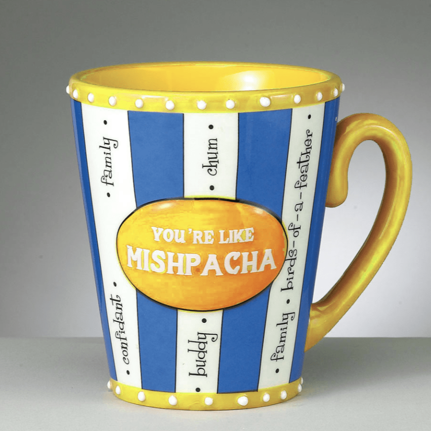 Rite Lite Cup or Mug Default "You're Like Mishpacha" Hand-Painted Ceramic Mug