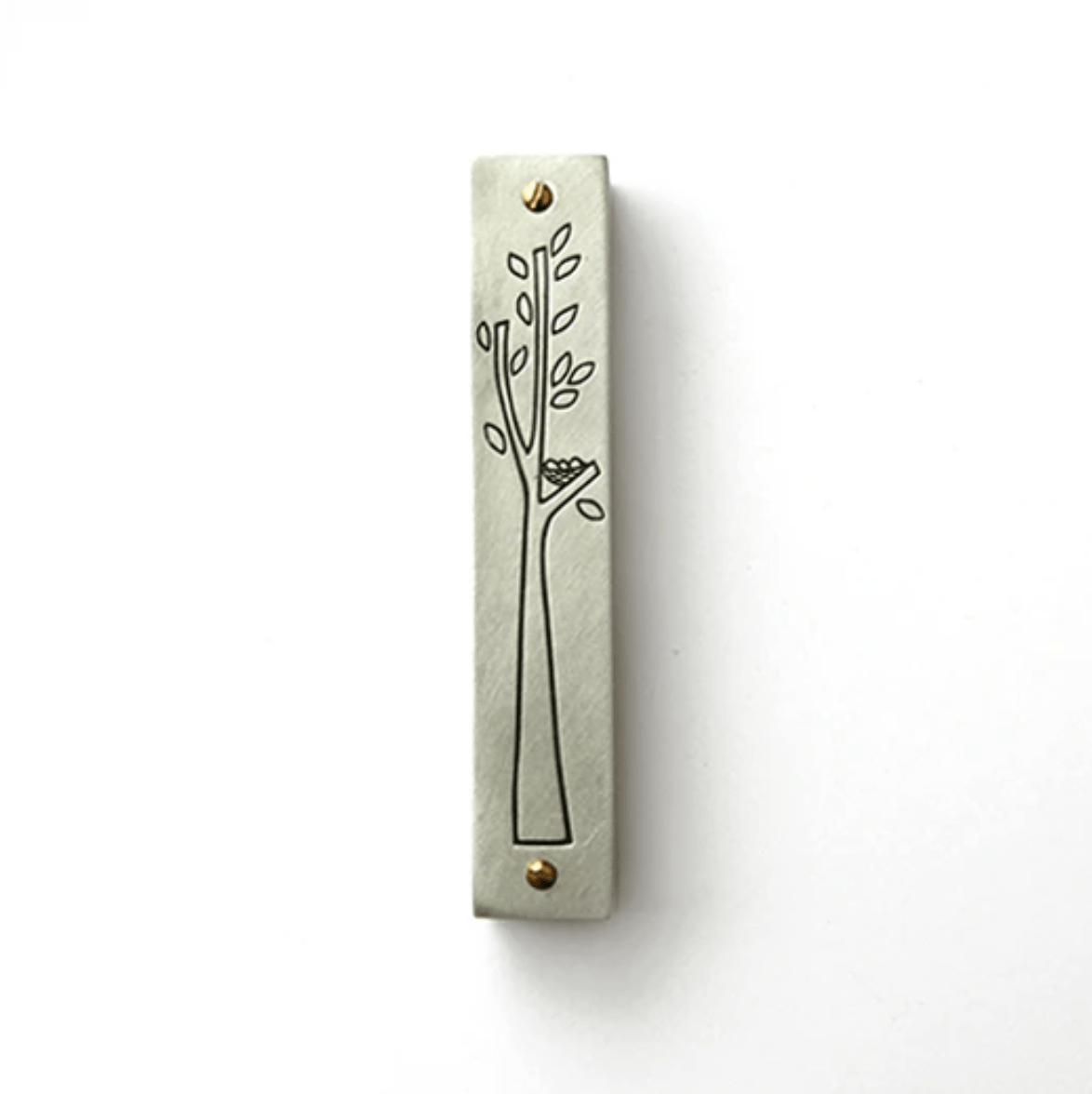 Emily Rosenfeld Mezuzahs Nest Mezuzah by Emily Rosenfeld