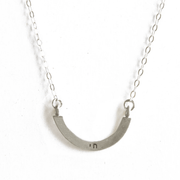 Emily Rosenfeld Necklaces Silver Chai Cup Half Full Single Necklace by Emily Rosenfeld