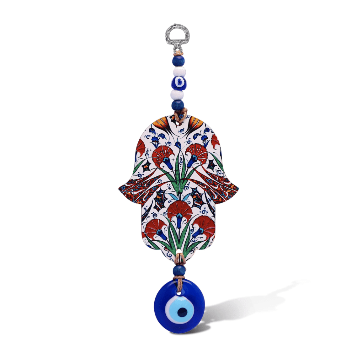 Alef Bet - Floral Hamsa Wall Hanging - ModernTribe
