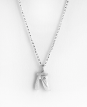 Emily Rosenfeld Necklaces Silver Mother & Daughter Chai (Life) Necklaces by Emily Rosenfeld