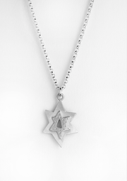 Emily Rosenfeld Necklaces Silver Mother & Daughter Star of David Necklaces by Emily Rosenfeld