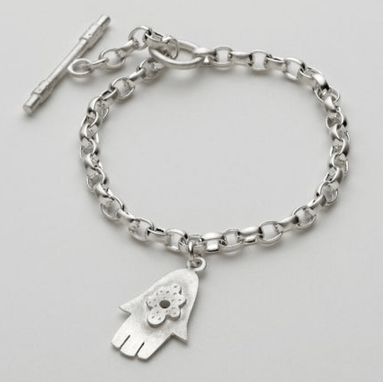 Hamsa Charm Bracelet by Emily Rosenfeld