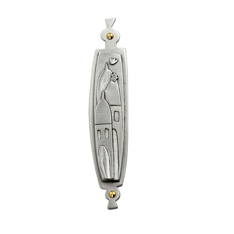 Emily Rosenfeld - City Jerusalem Mezuzah by Emily Rosenfeld - ModernTribe
