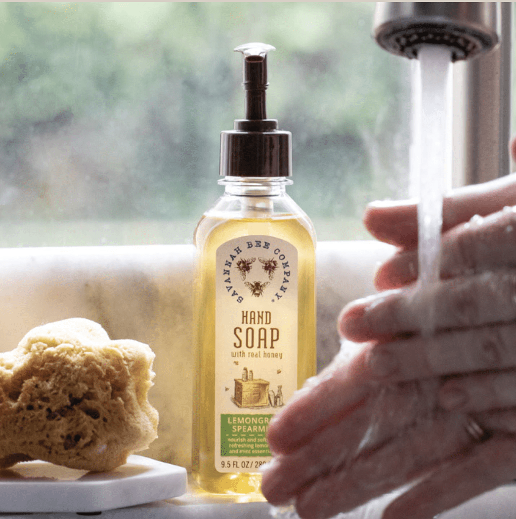 Savannah Bee Company Beauty Supply Lemongrass Spearmint Honey Hand Soap