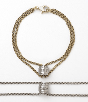 Emily Rosenfeld Necklaces Believe / Silver Hebrew Word Bead Bracelets by Emily Rosenfeld - Gold or Silver