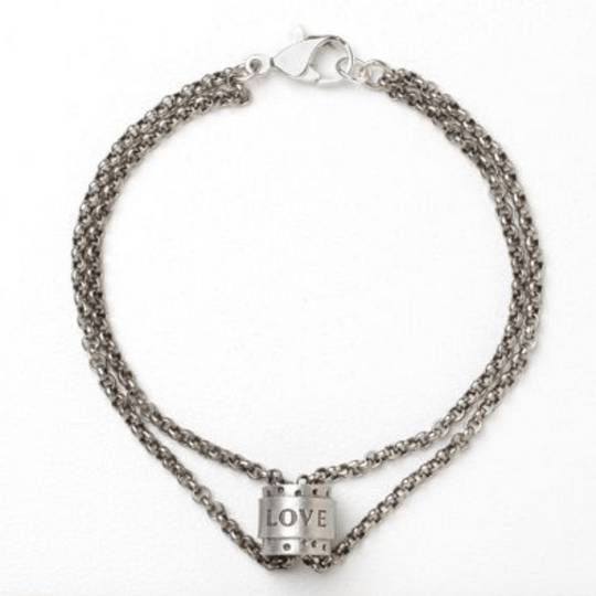 Ahava Bead Bracelets by Emily Rosenfeld - Silver